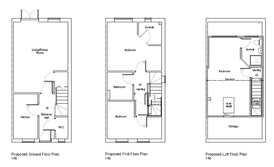 Drawings Floor Plans Woodpecker Loft Conversions West Sussex